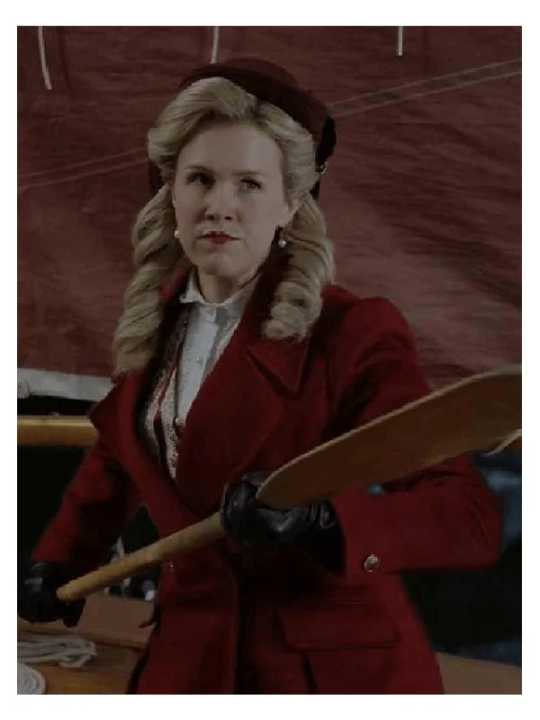 A Newport Christmas 2025 Ginna Claire Mason Red Coat