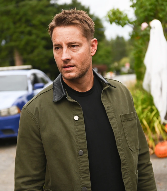 Tracker S03 Justin Hartley Green Cotton Jacket