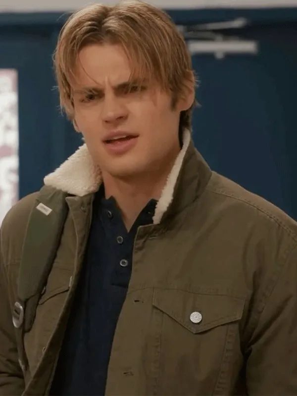 My Life with the Walter Boys Cole Walter Green Cotton Jacket