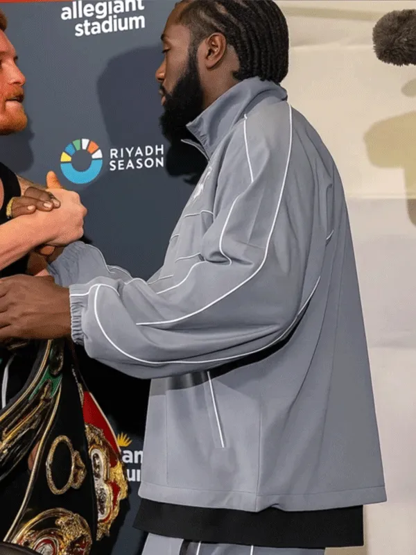 Terence Crawford After Fight Grey Jacket