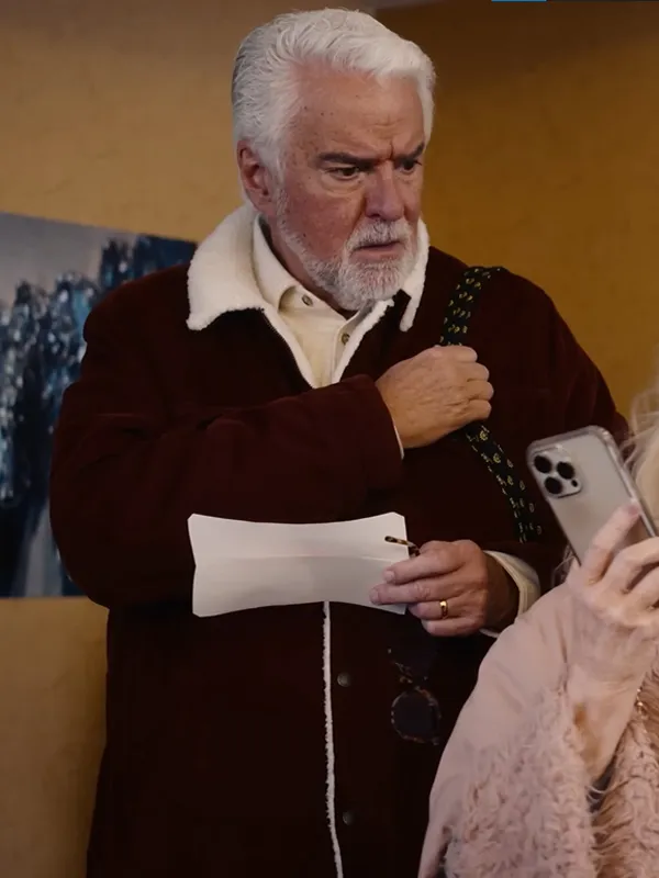 All is Merry & Bright 2025 John O’Hurley Red Corduroy Jacket