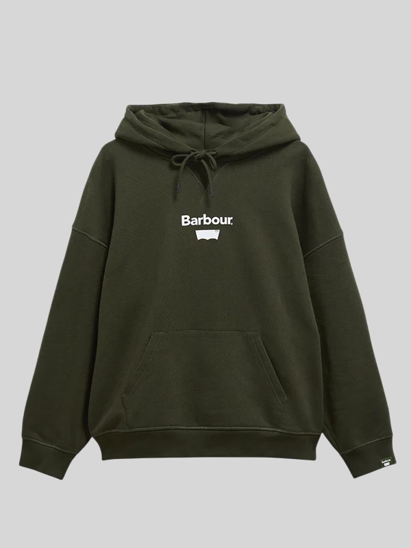 Levi’s x Barbour Graphic Green Hoodie