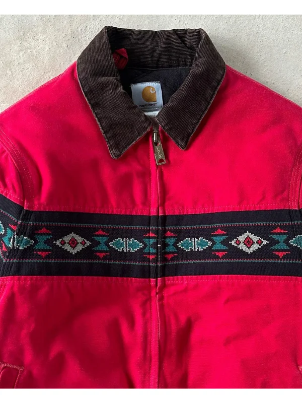 Vintage 90s Carhartt Santa Fe J77 RED Jacket