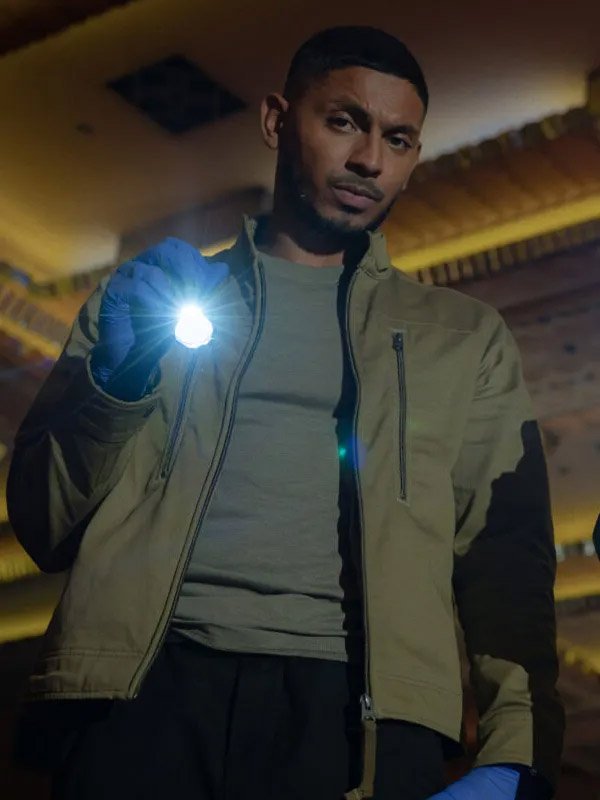 Sean Sagar NCIS Sydney S03 Green Jacket - Image 2