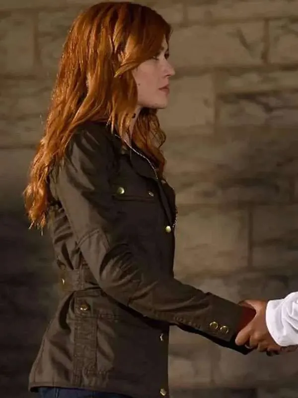 Clary Fray Shadowhunters Green Jacket