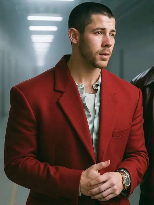 A Very Jonas Christmas Jonas Red Blazer