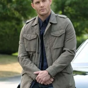 Supernatural Jensen Ackles Green Jacket