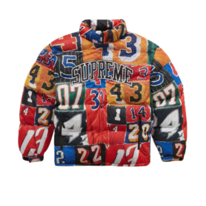 Supreme Mesh Jersey Multicolor Puffer Jacket