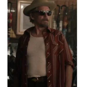 The Lowdown Series Ethan Hawke Maroon Shirt