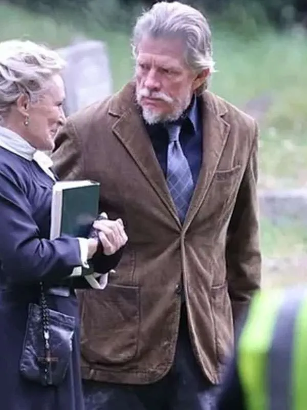 Thomas Haden Church Wake Up Dead Man Brown Blazer