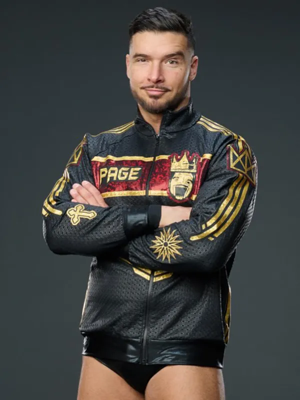 WWE NXT Ethan Page Unisex Bomber Jacket - Image 3