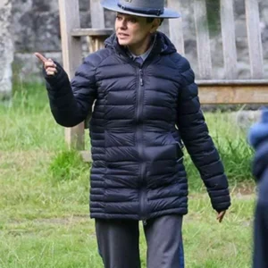 Geraldine Scott Wake Up Dead Man Puffer Jacket