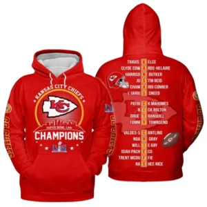 Kansas City Chiefs Super Bowl LVIII Champions Hoodie