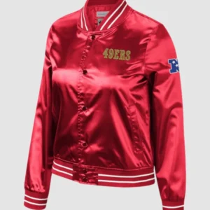 Faithful To The Bay 49ers Red Bomber Jacket
