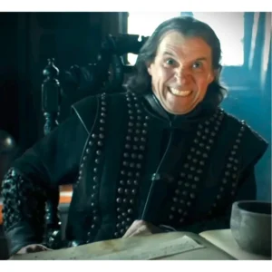 A Knight of Seven Kingdoms Plummer Studded Black Coat