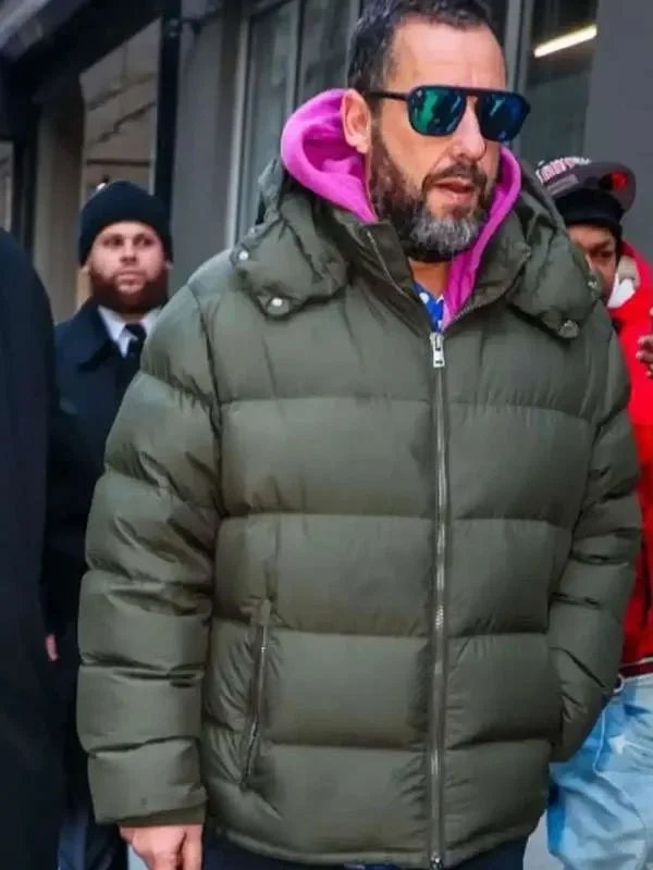 NYC Adam Sandler Puffer Hooded Jacket