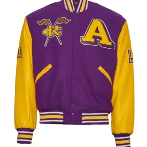 Alcorn State University Purple Letterman Varsity Jacket