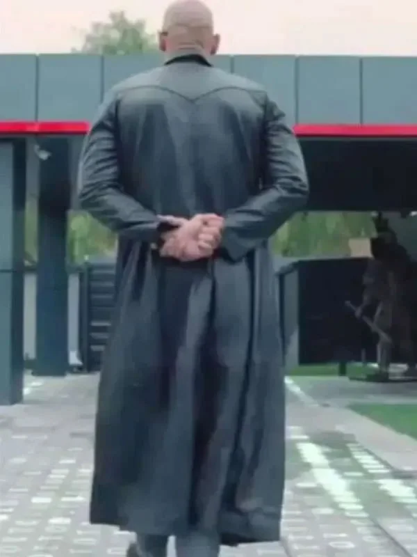 Andrew Tate Escape The Matrix Black Leather Coat