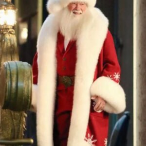Santa The Man With The Bag 2025 Red Coat