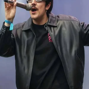 Artemas Lollapalooza Black Leather Jacket