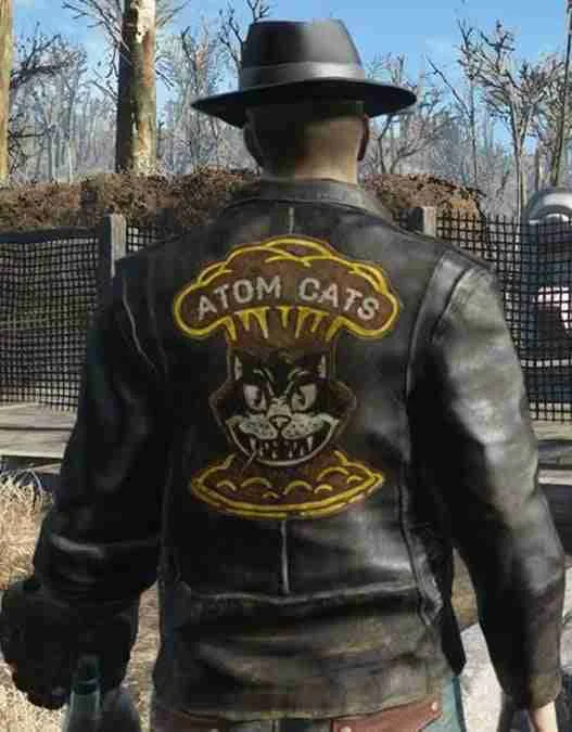 Atom Cats Fallout 4 Brown Leather Jacket