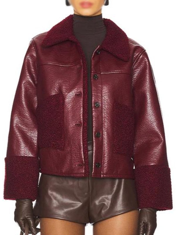 Beyond The Gates Ambyr Michelle Maroon Jacket
