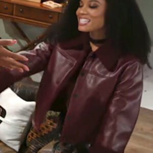 Beyond The Gates Ambyr Michelle Maroon Jacket