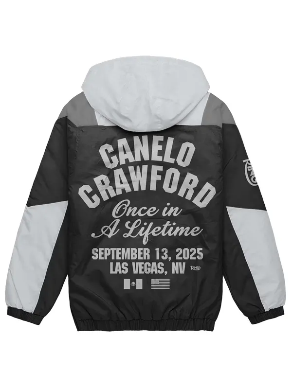 Canelo Vs Crawford Once In A Lifetime Windbreaker Jacket