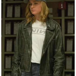Captain Marvel Carol Danvers Biker Jacket