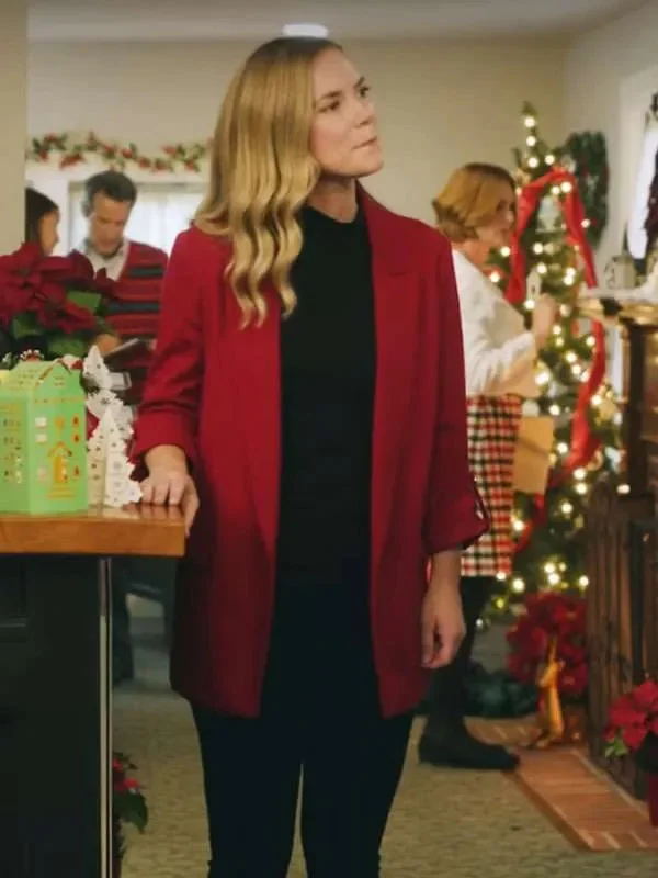 Cindy Busby There’s No Place Like Christmas Red Blazer