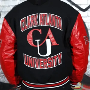 Clark Atlanta University Black Wool Varsity Jacket