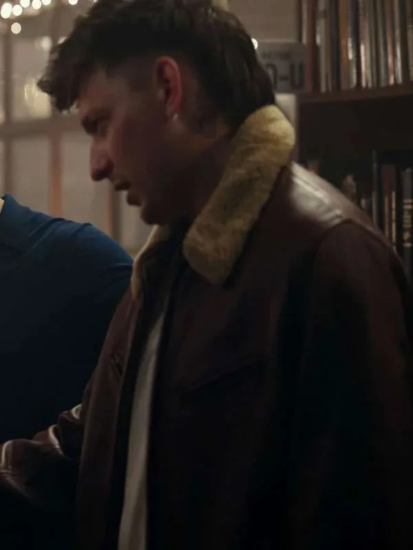 Clayton Angevine You 2025 Brown Shearling Jacket