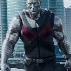 Colossus Deadpool Black Leather Vest