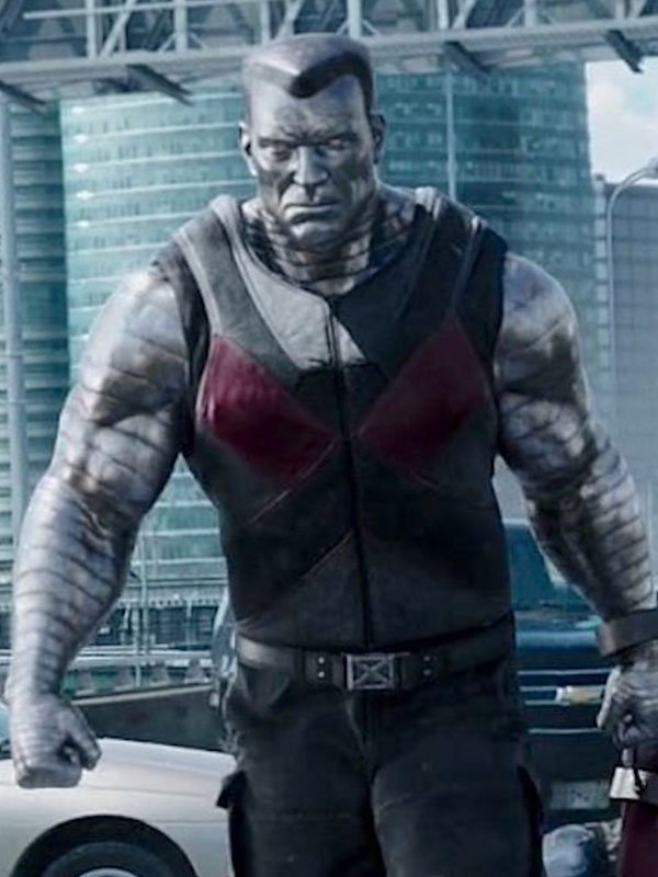 Colossus Deadpool Black Leather Vest