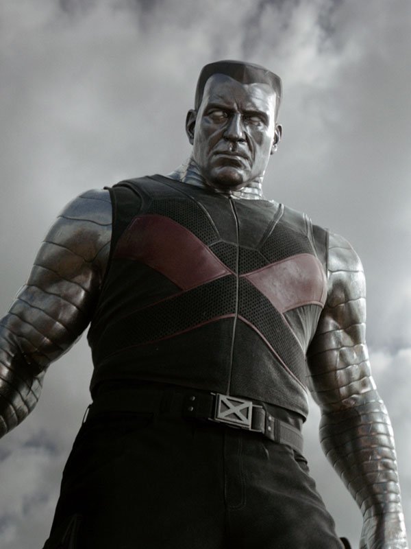 Colossus Deadpool Black Leather Vest