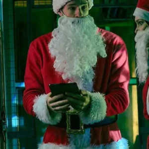 Jingle Bell Heist Connor Swindells Red Santa Coat