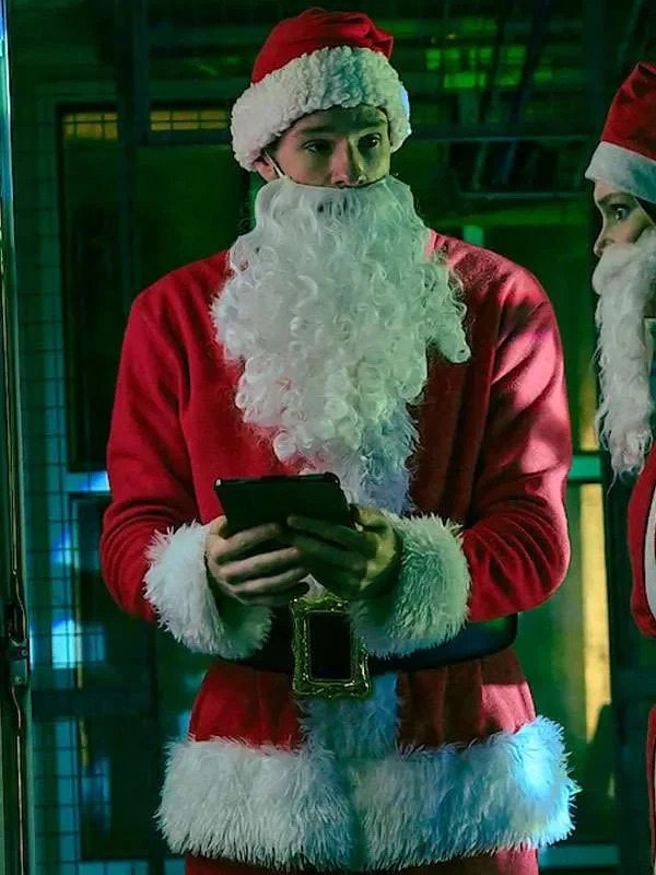 Jingle Bell Heist Connor Swindells Red Santa Coat