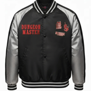D&D Dungeon Master x Stranger Things S05 Satin Jacket