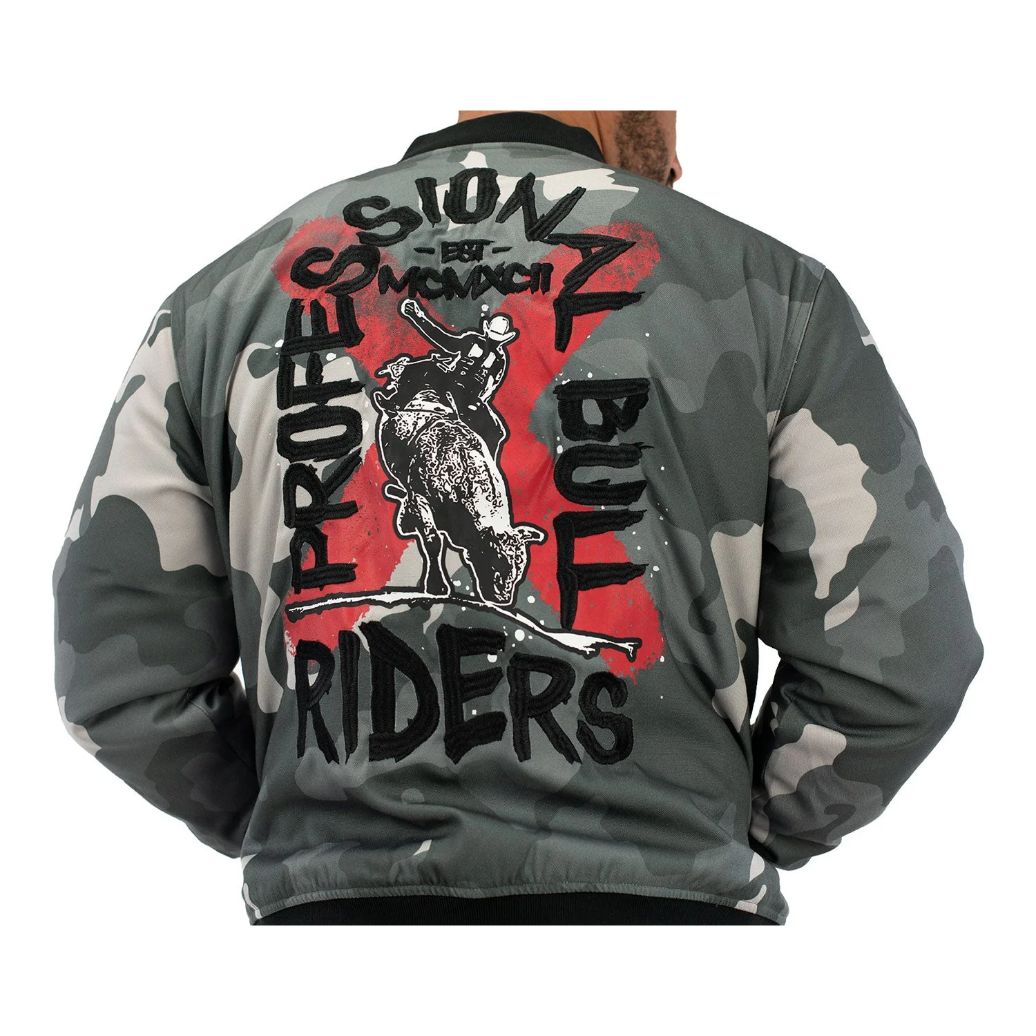 PBR Camo Bomber JacketPBR Camo Bomber Jacket - Image 2