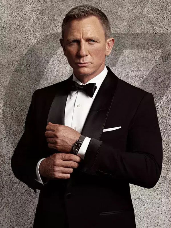 Daniel Craig James Bond No Time To Die Black Blazer