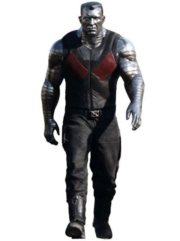Colossus Deadpool Black Leather Vest