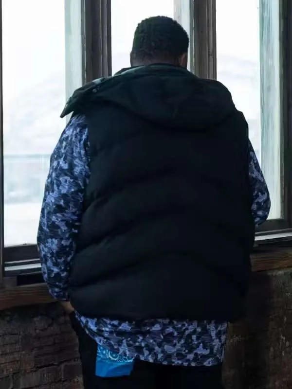 Deverin Washington Mayor of Kingstown S03 Black Hooded Vest