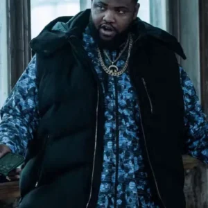 Deverin Washington Mayor of Kingstown S03 Black Hooded Vest