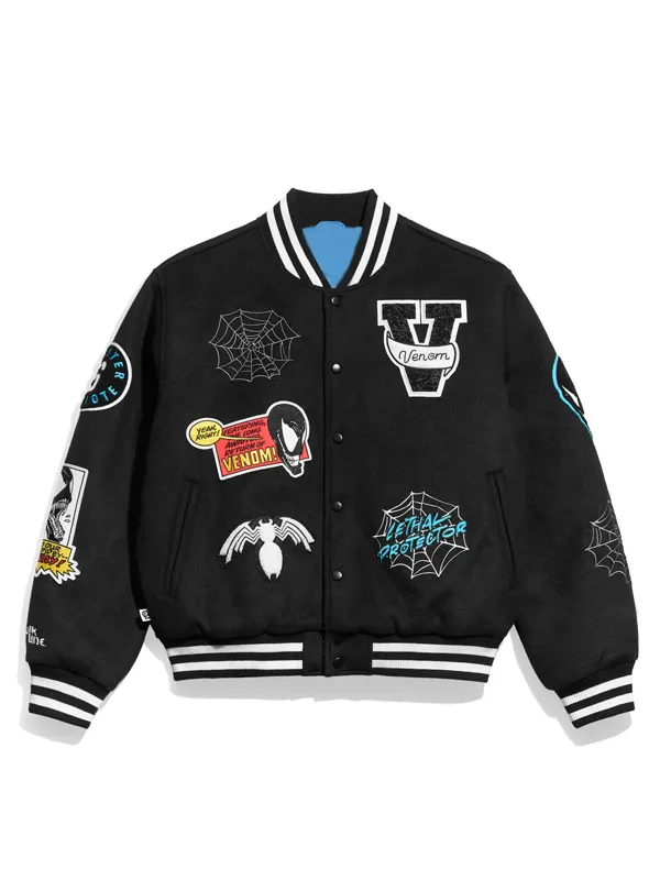 Eddie Brock Venom Varsity Jacket
