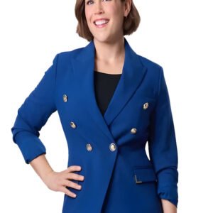 Christmas Above the Clouds 2025 Erin Krakow Blue Blazer