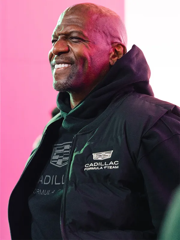 F1 Las Vegas Terry Crews Cadillac Puffer Vest