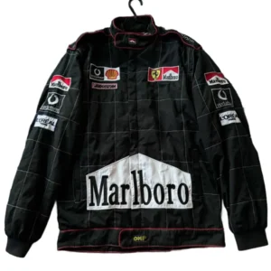 F1 Vintage Ferrari Marlboro Racing Jacket