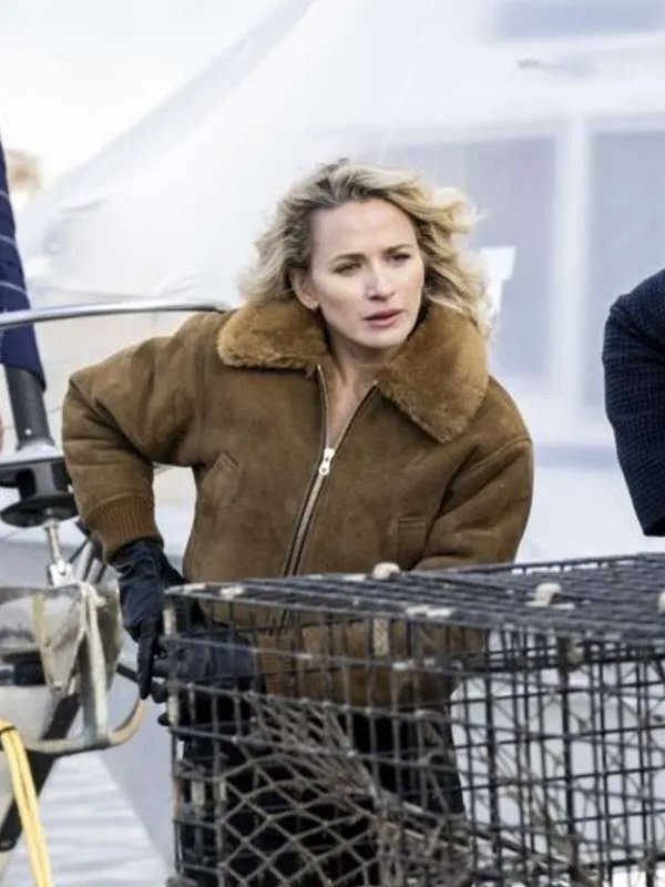 FBI Most Wanted Nina Chase Shearling Bomber Jacket