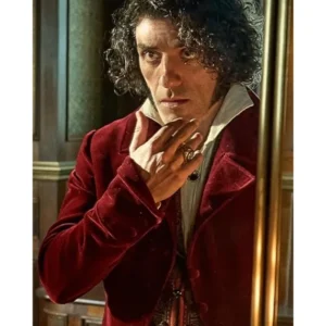 Frankenstein Oscar Isaac Red Blazer