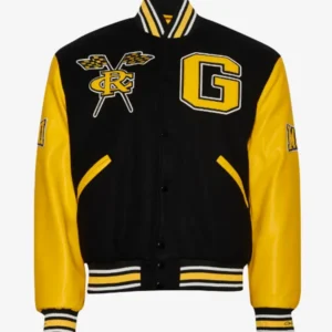 Grambling State University Black Wool Varsity Jacket